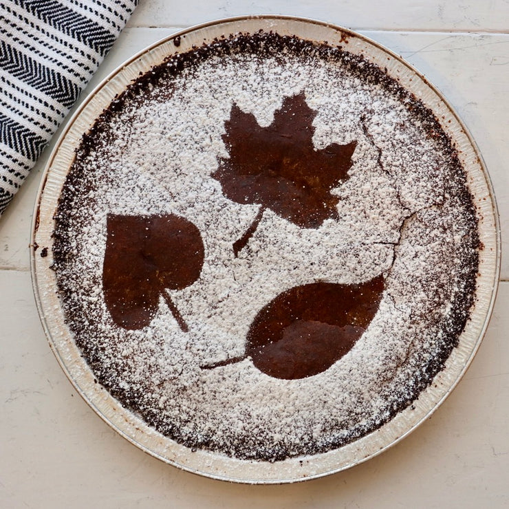 Molten Chocolate Crackle Pie