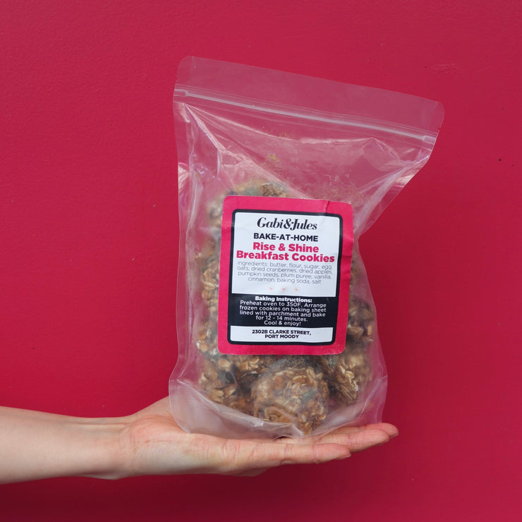 Bake-at-home Rise & Shine Cookies - bags of 12