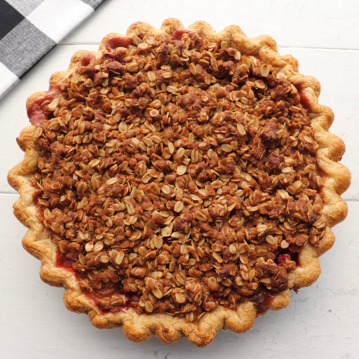 Apples & Cranberries with Cream Crisp Pie