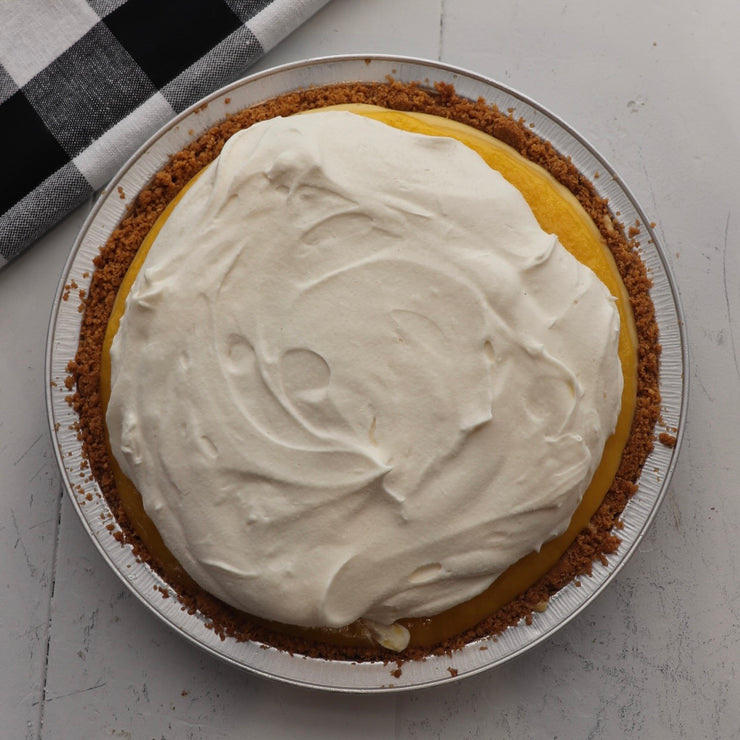 Mango Passionfruit Ice Box Pie
