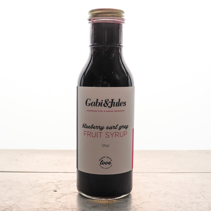 Blueberry Earl Grey Fruit Syrup