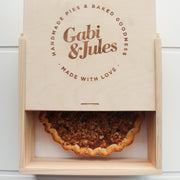 G&J Wooden Pie Box